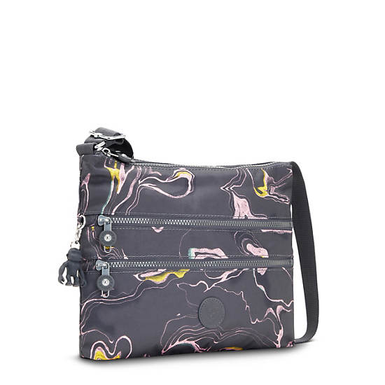 Sacs Crossbody Kipling Alvar Printed Grise Multicolore | FR 2147OK